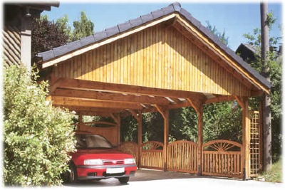 Carport auch zum feiern.